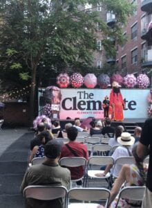 Performance at La Plaza (parking lot of The Clemente)