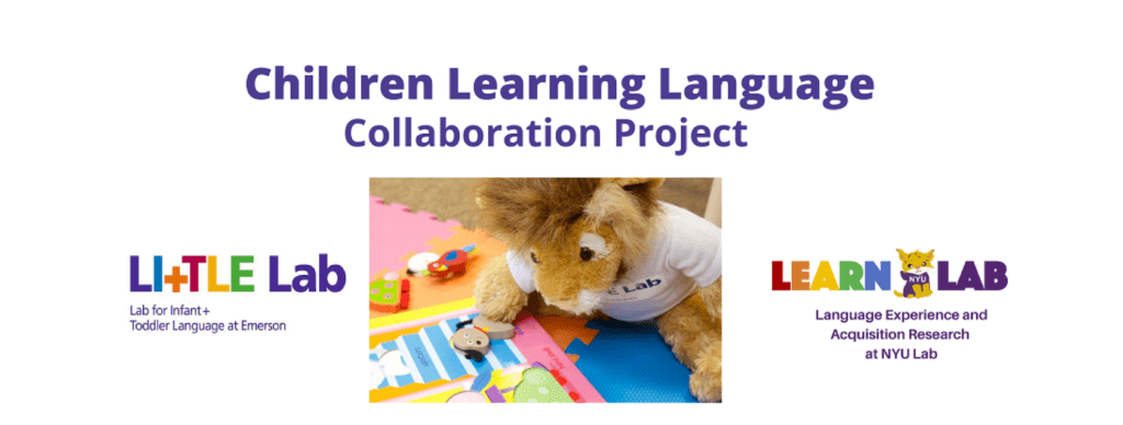 Children Learning Language Collaboration Project between LItTLE Lab and the Learn Lab