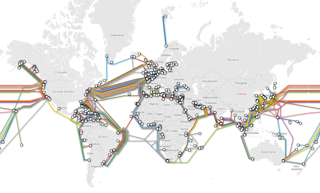 submarine cable map