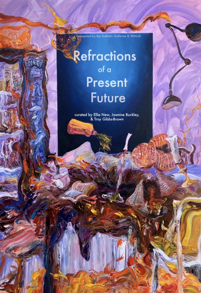 poster for refractions of a present future