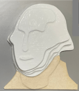 Tactile graphic of older George Washington