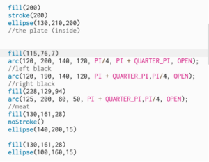 coding for the sandwiches