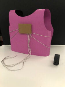 Sensory Regulation Vest Prototype (Back View)