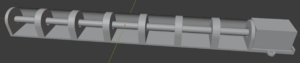 3D model of the shaft