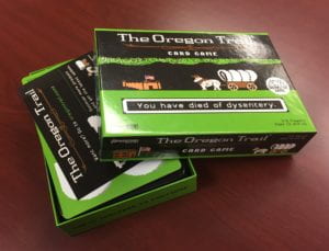 Photograph of Oregon Trail Card Game