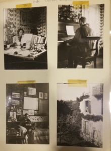 Photographs of Stravinsky during his time in Switzerland. Top right: Composing the Right of Spring.