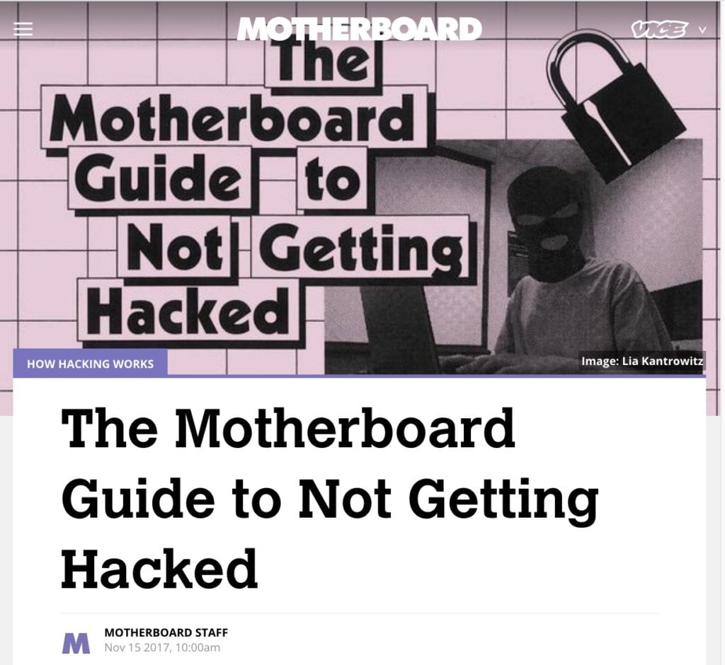 How to keep from getting hacked