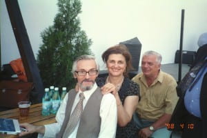 Bucharest — June 5, 2005 (with Vasile Andru and Titus Popescu, at my book launching event)