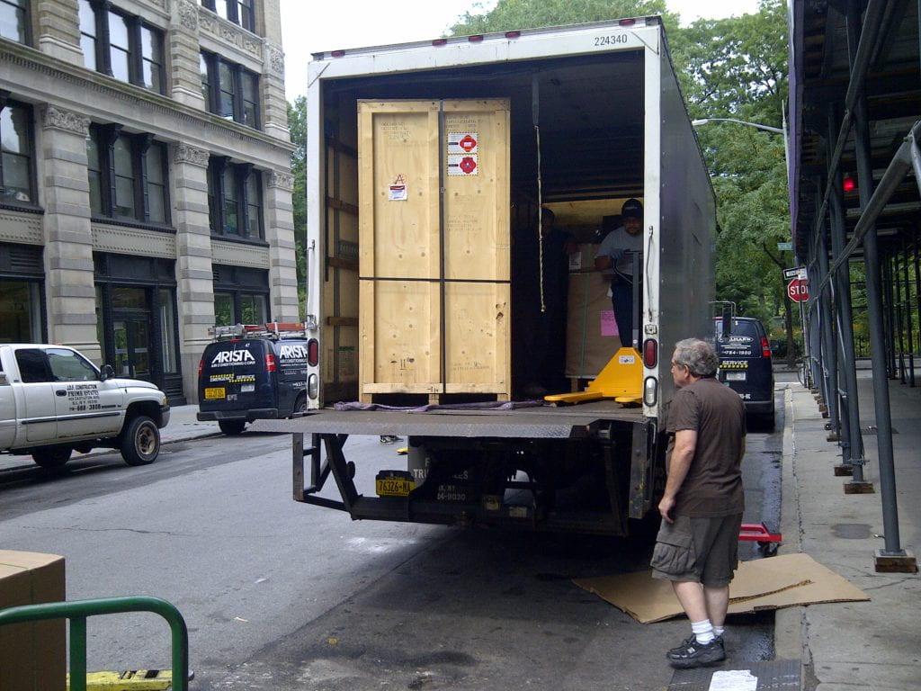 Delivery of NMR Magnet (Fall 2011)