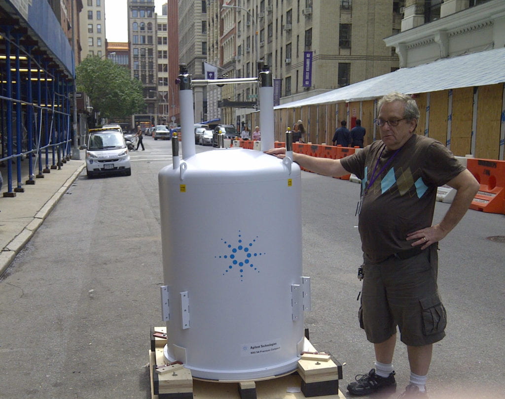 Delivery of NMR Magnet (Fall 2011)