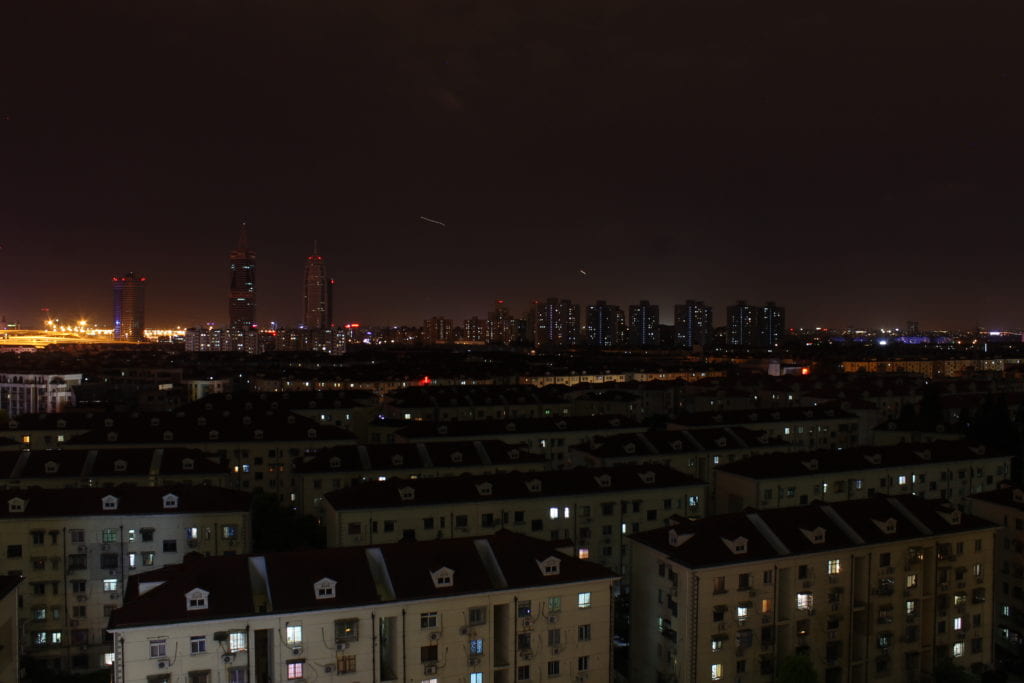 Shanghai night skyline