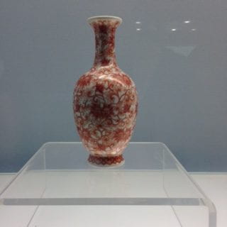 peach vase