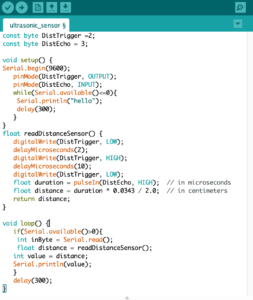 code in Arduino IDE