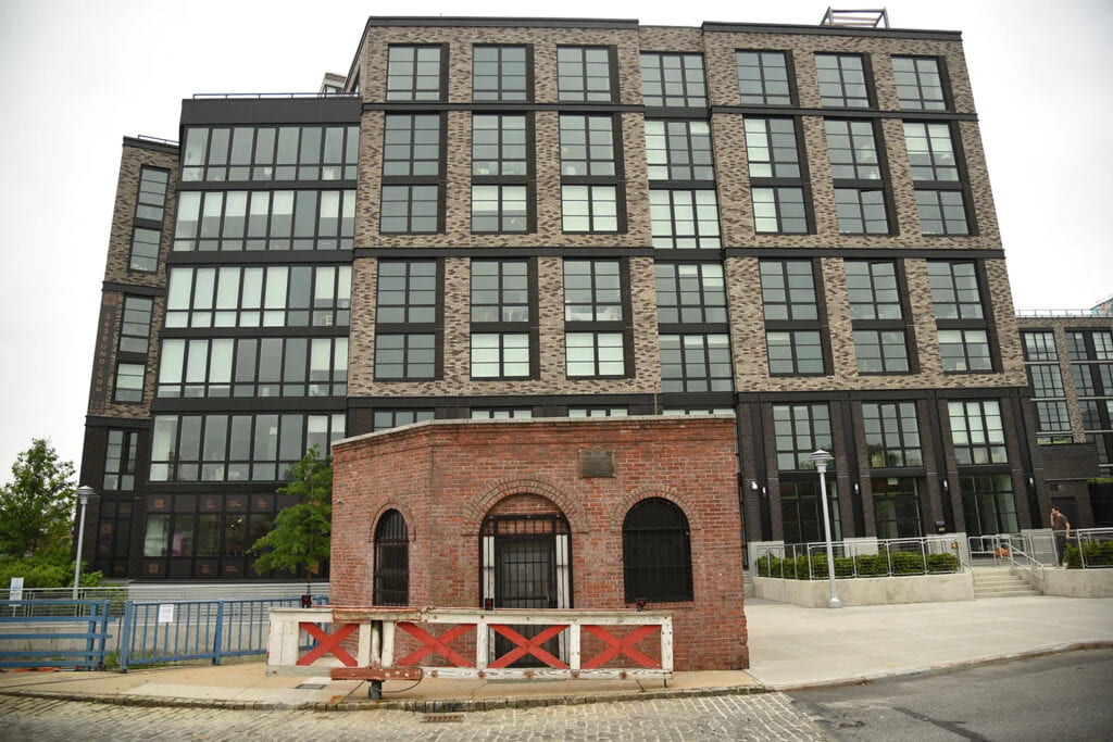 View of Landmarked Carroll Street Bridge and Engine House