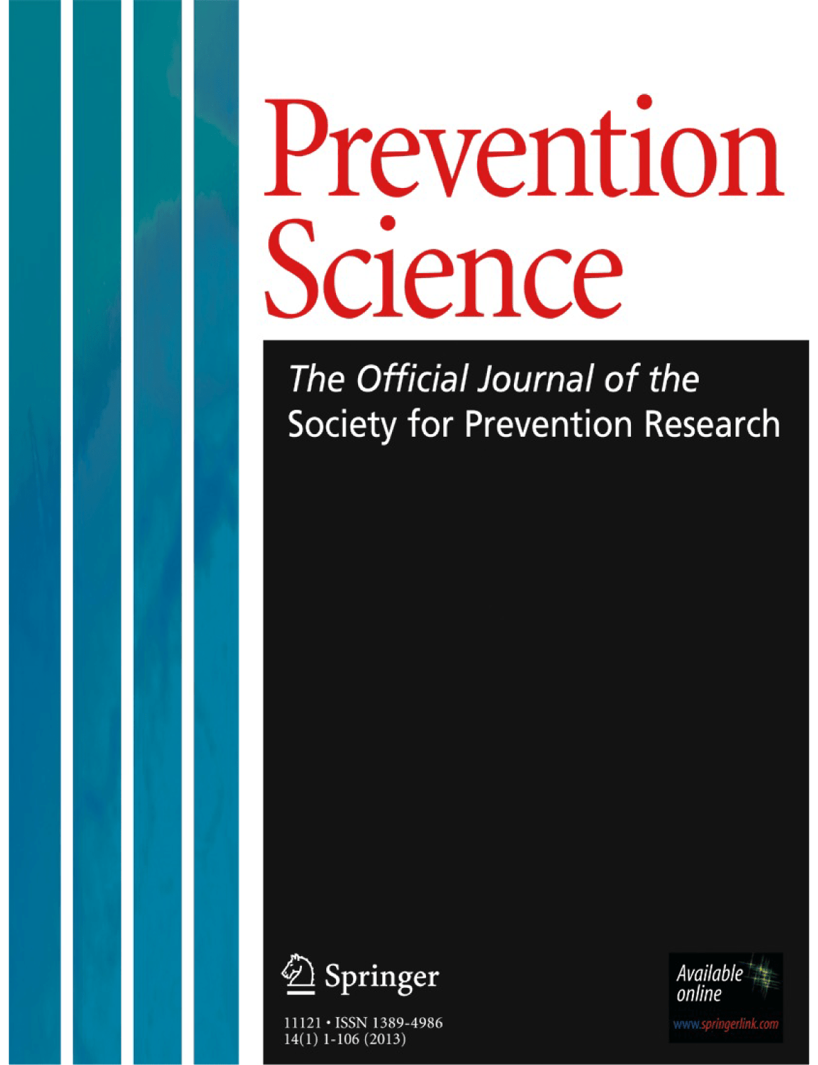 Cover of Prevention Science