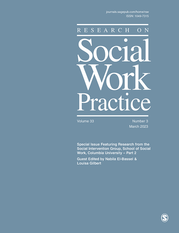 Cover of Research on Social Work Practice