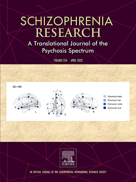 Cover of Schizophrenia Research