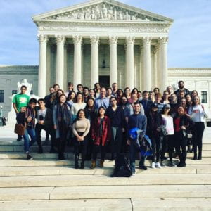 The class at the Supreme Court.