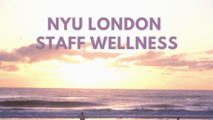 NYU London staff wellness banner