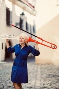 Klara with instruments