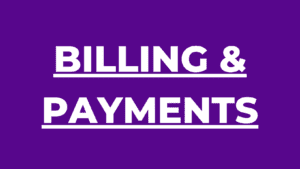 BILLING & PAYMENTS