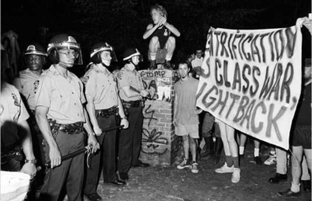 Image from the 1988 Tompkins Square Riot.