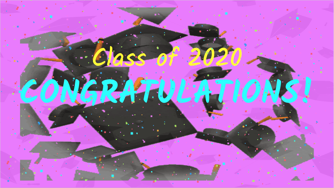 Congratulations Class of 202 slide