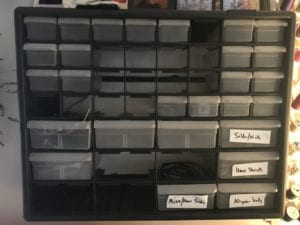 Organizer awaiting components