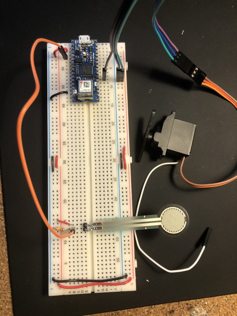 Servo Motor Breadboard Setup