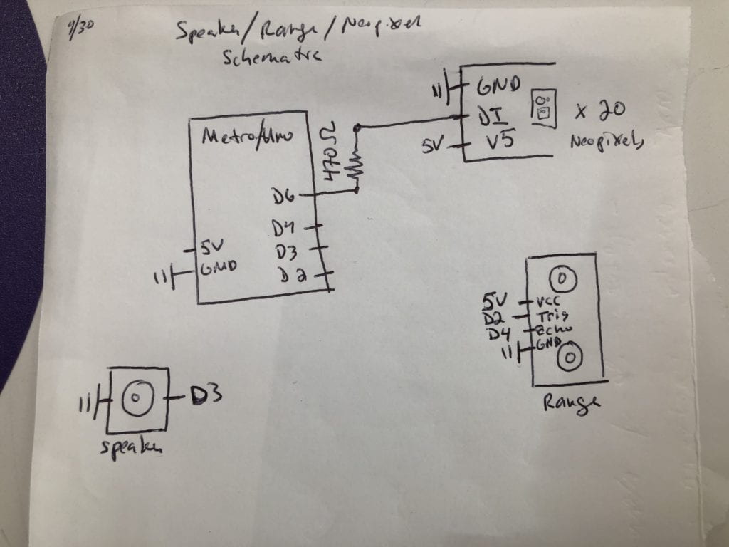 Circuit Schematic minus Servo