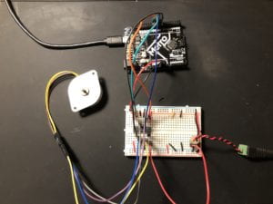 Motor Lab 3 Breadboard Setup