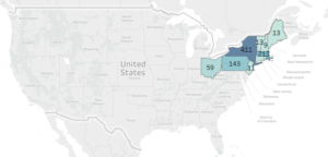 Cookbooks published in Northeastern states