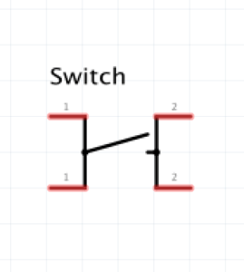 Push button / switch symbol