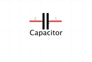 Capacitor symbol