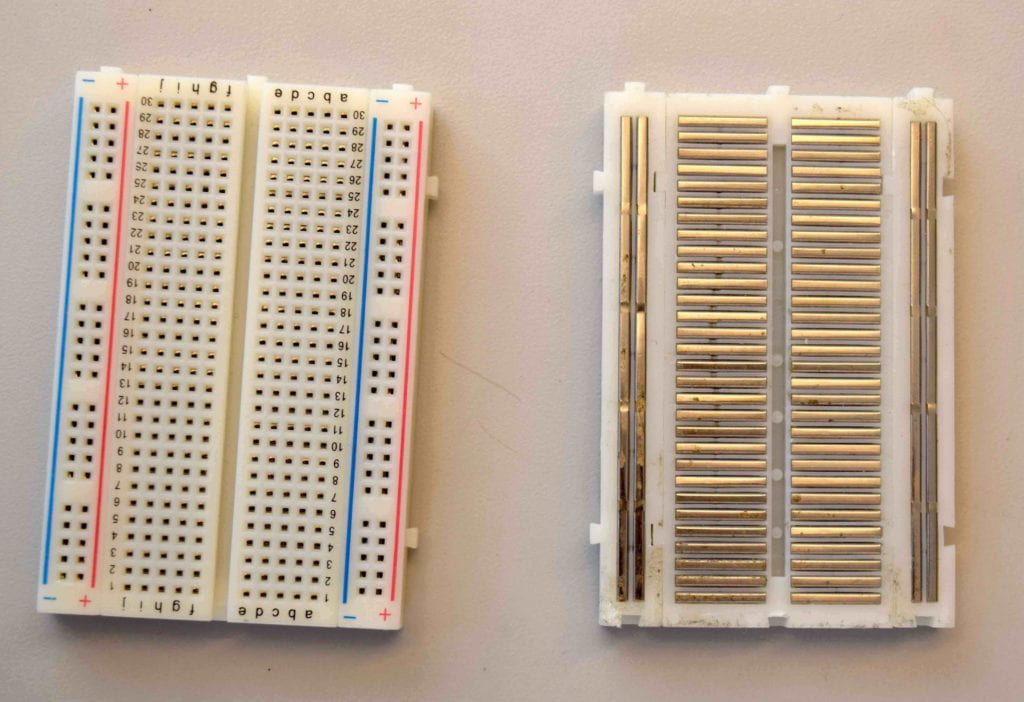 breadboard side by side