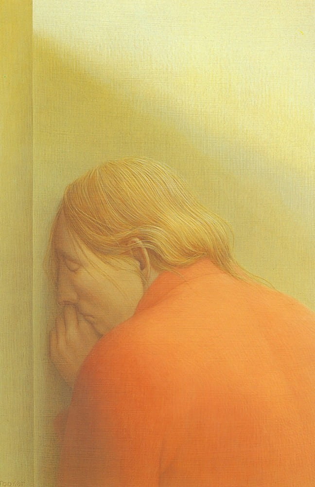 Woman at the Wall by George Tooker