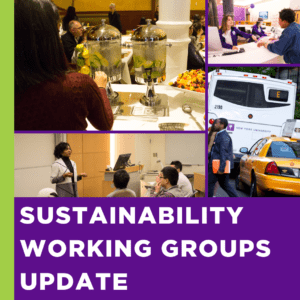 Sustainability Working Groups Update