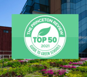 Top 50 Green Colleges seal