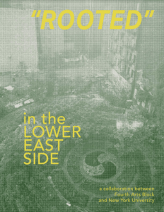 Image of curriculum cover with title: Rooted and image of an urban landscape