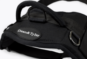 The image shows a close up view of the hook for the leash on the DT Works Patch Dog Harness