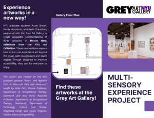 Leaflet page 1 for Grey Gallery