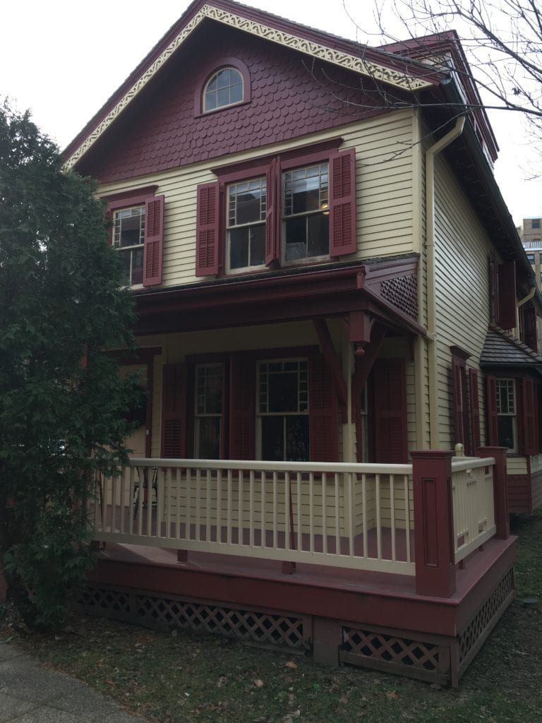 Lewis Latimer House in December 2018, Flushing, Queens.