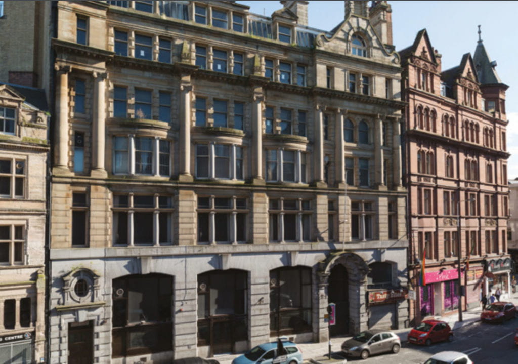 Facade of Liverpool Produce Exchange