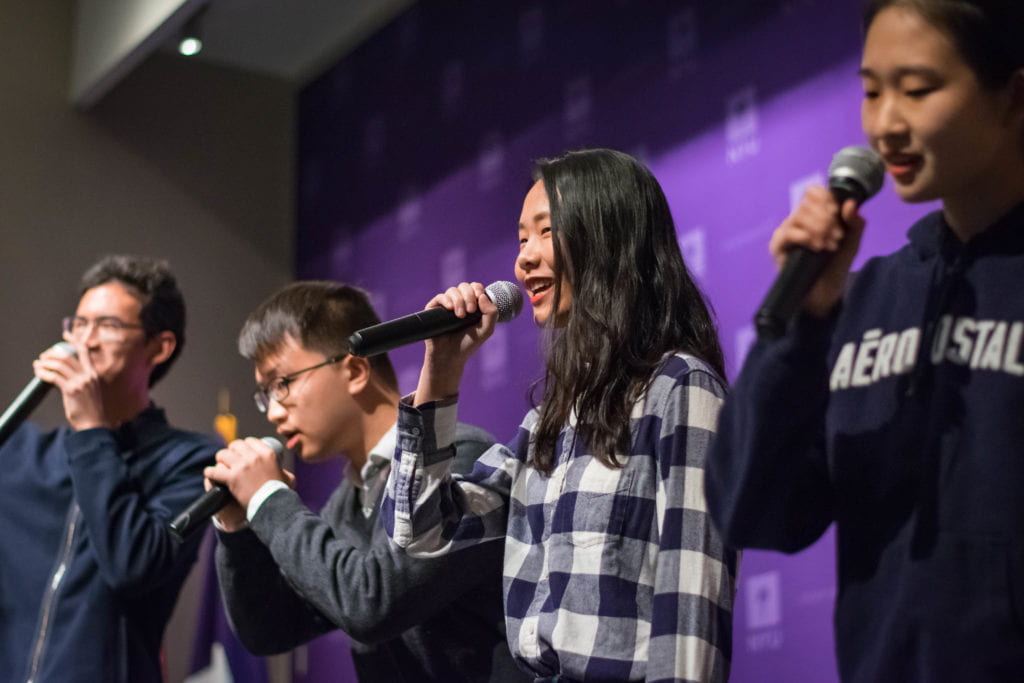 YoYo Zhang, Harry Wang, Candice Yang, and Cindy Sun