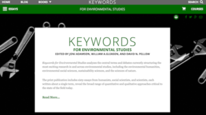 Keywords for Environmental Studies