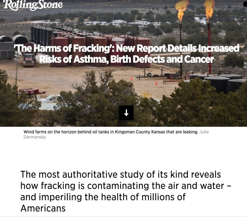 Fracking compedium article