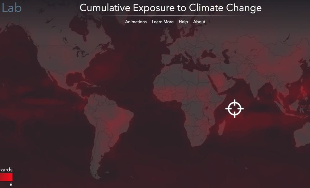 ESRI Climate Change Map