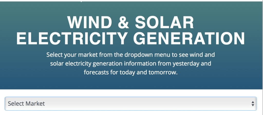 Solar and Wind power calculator page