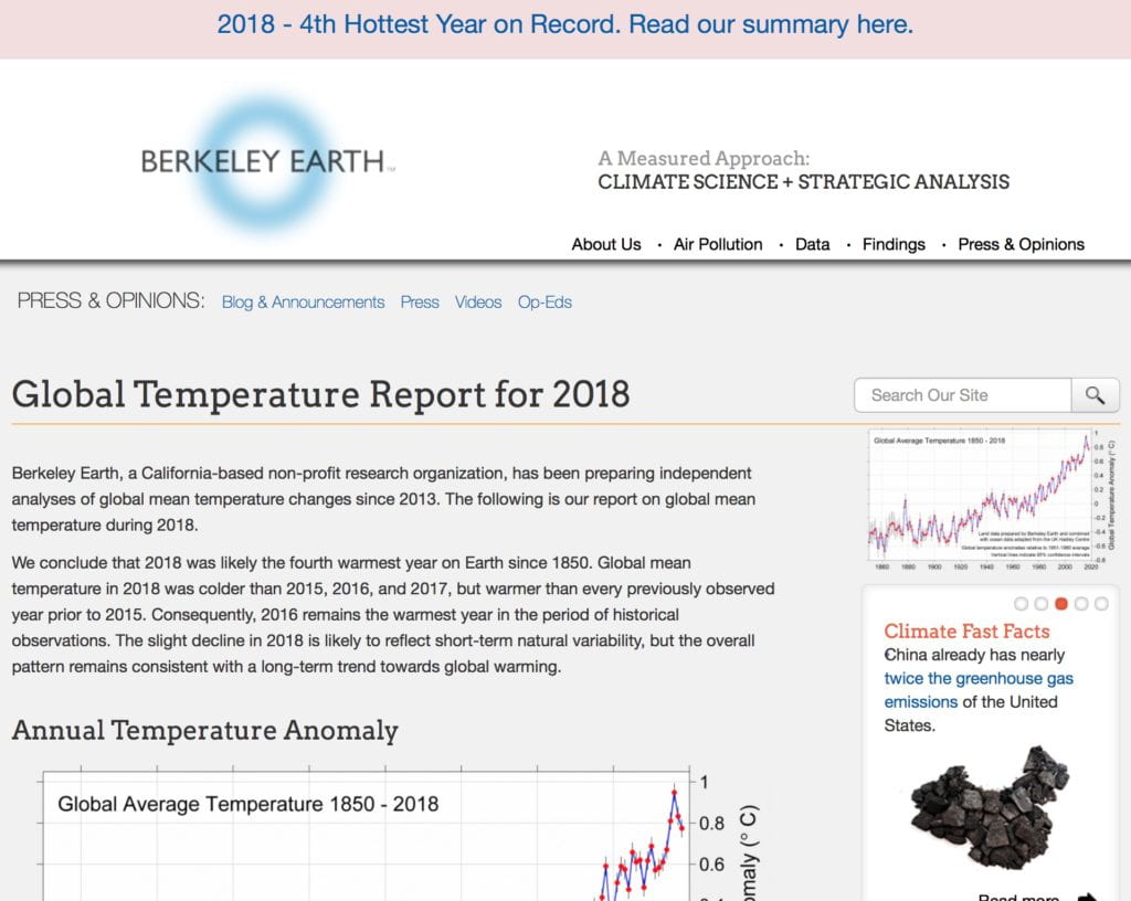 Berkeley earth