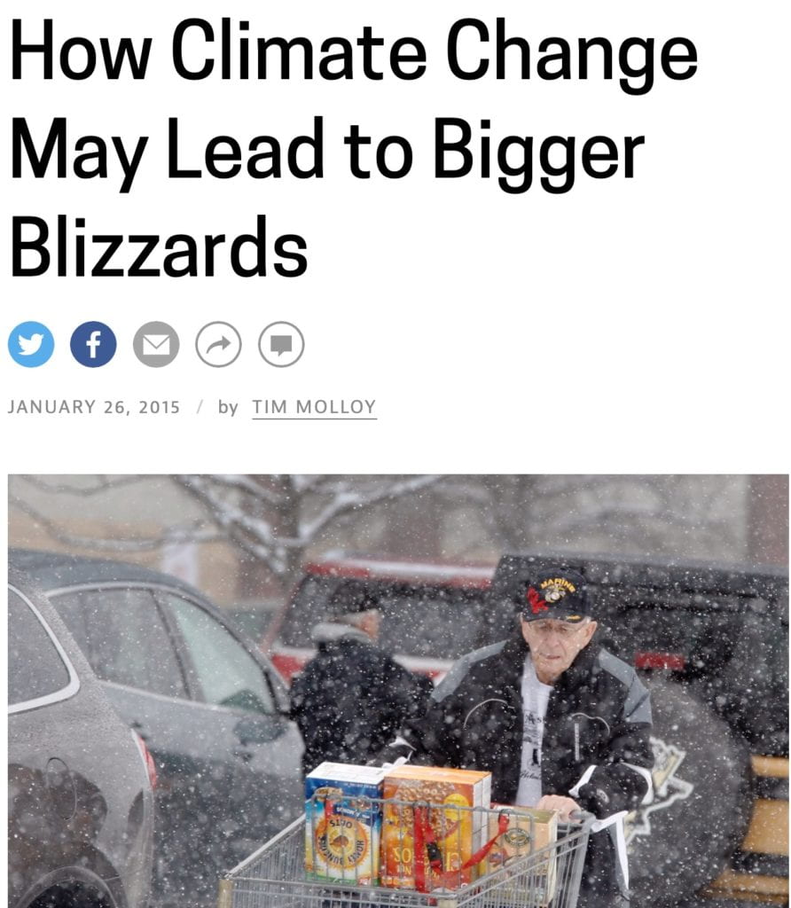 How Climate Change May Lead to Bigger Blizzards